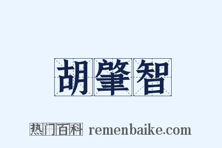 胡肇智是什么意思的图片